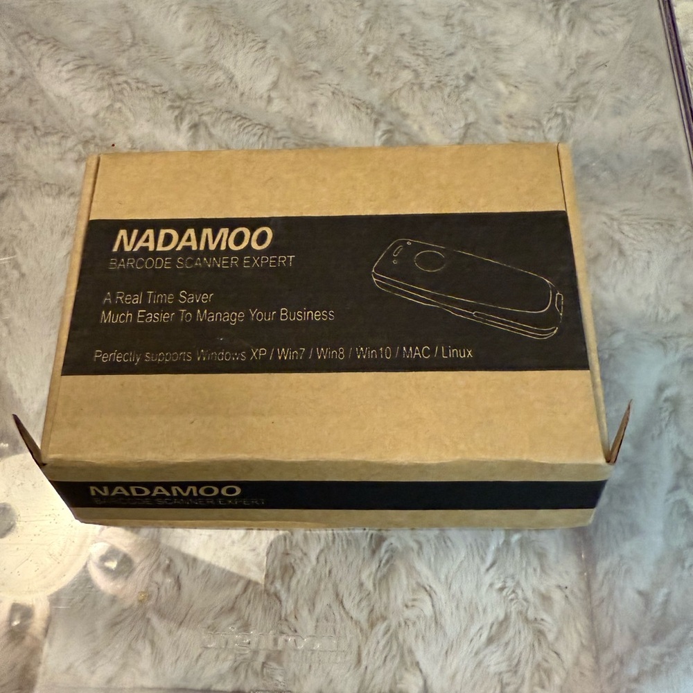 Nadamoo barcode scanner expert model Bur3075-Pur Blue
Handheld Bluetooth